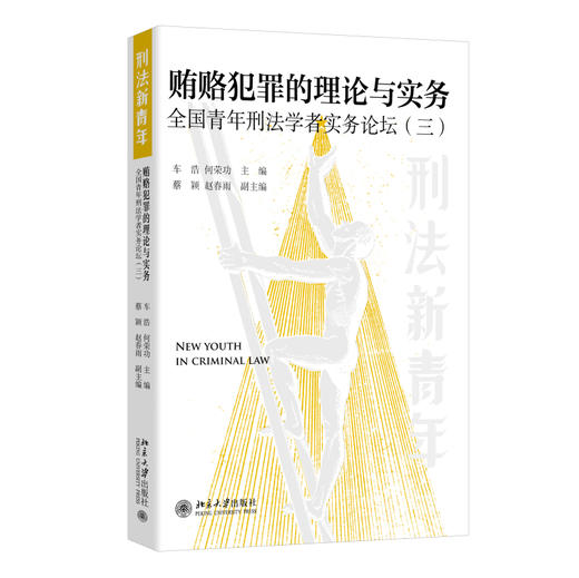 贿赂犯罪的理论与实务: 全国青年刑法学者实务论坛（三） 车浩 何荣功 蔡颖 赵春雨 主编 北京大学出版社 商品图0