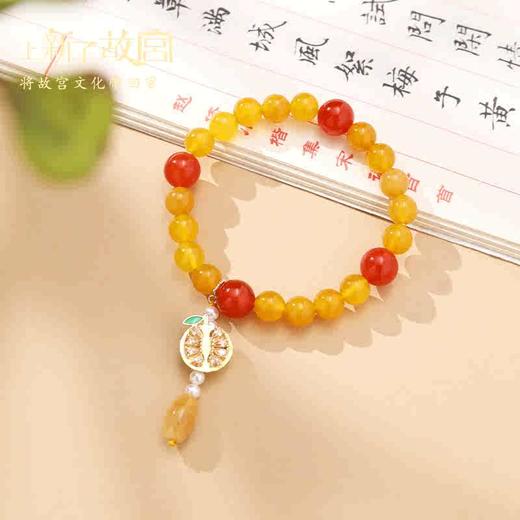 上新了文创·上新了故宫 御猫说 “食来运转”系列手串（送同款手机挂绳）礼盒包装 商品图1