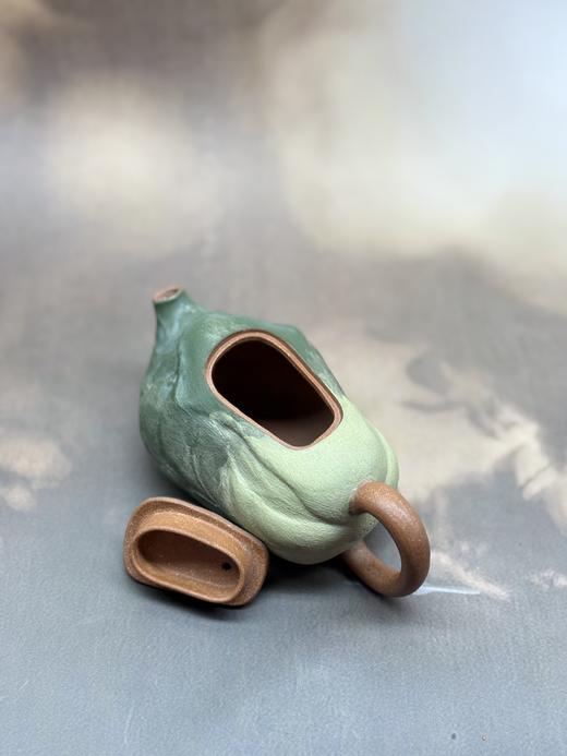 老段泥粉浆白菜壶紫砂壶 约150ml 商品图2