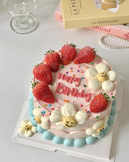 【优品系列】---【手绘小雏菊草莓】 商品图0