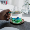 雅集玻璃杯观山杯340ml（把手款-青绿） 商品缩略图7