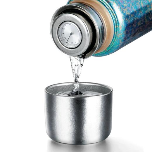 76新款钛杯纯钛保温杯高档机械显温男女车载便携大容量泡茶杯水杯 商品图1