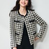 【高货sh】全新升级【铂金会员441/天猫599/差价158】(33515) 洛诗春季法式轻奢重磅绵羊毛编织千鸟格粗花呢小香风外套 商品缩略图1