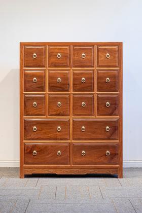 红桥红 | 家具严选  缅甸花梨（大果紫檀）【116药柜 收纳柜】