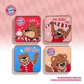 【官方正版】拜仁慕尼黑足球俱乐部 | 伯尼熊徽章组合可爱胸针