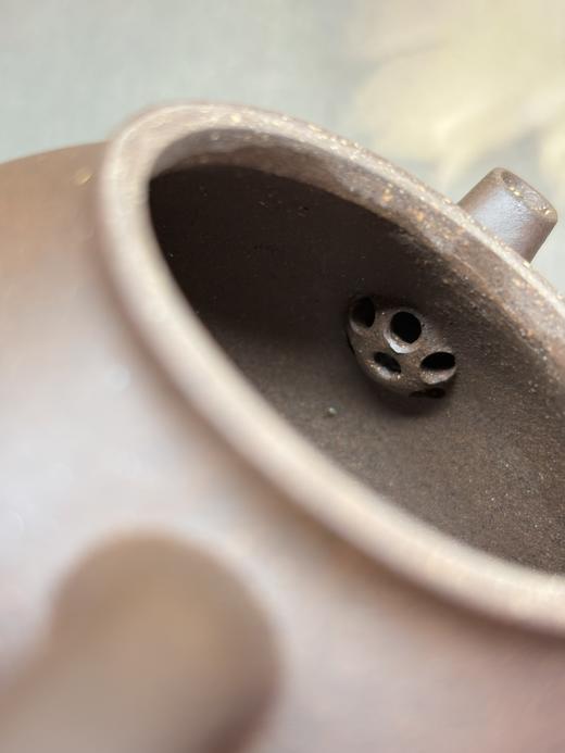 张强|紫泥筑金壶紫砂壶 约150ml 商品图2