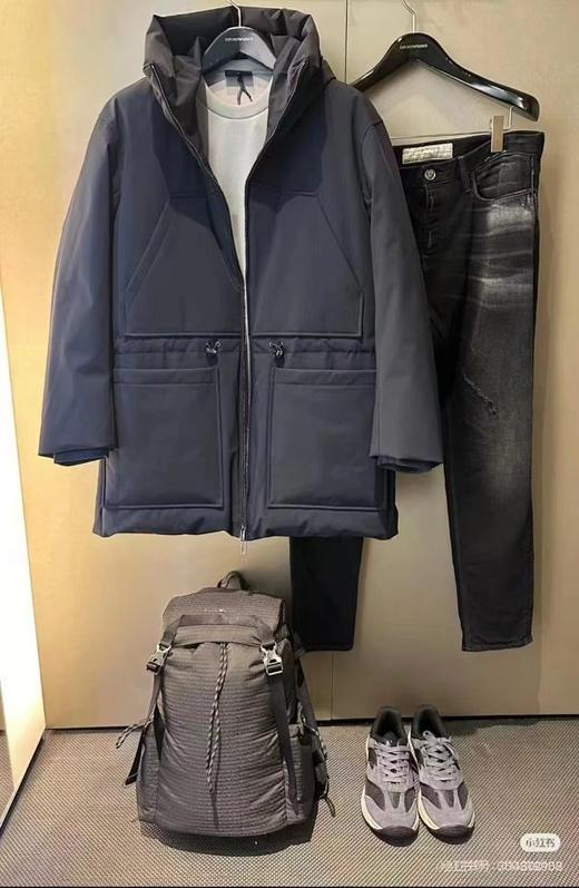 防风防水Emporio Armani中长款羽绒服厚款正价7700元 商品图7