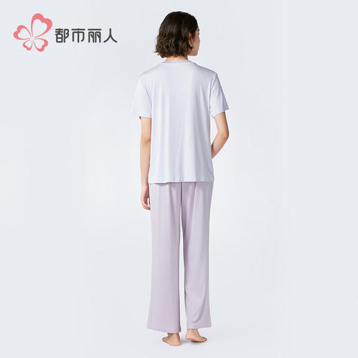 都市丽人女士特价棉质短袖套装薄针织人棉超值精选短袖类LHH2A1 商品图3