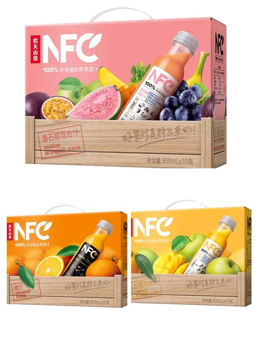 农夫NFC100%果汁300mlx10瓶 商品图0