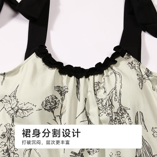 都市丽人女士棉质背心裙薄40支TC拉架亲情蜜语袖类LHH6E6 商品图8