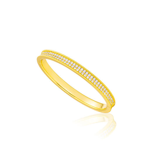 GAONAS 中式时尚美金色华丽设计手镯11265SGO 商品图2