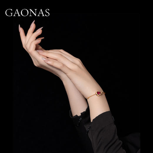GAONAS  洪福齐天红色新春葫芦设计手链11234SR 商品图4