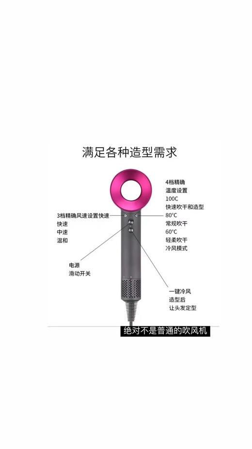 外贸出口订单戴森同款吹风机❗️福利来秒！工厂库存，降价不降品质，渠道真正高品质货！⁣绝对超值‼️两个色 商品图8