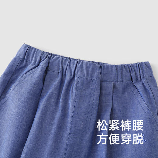 【商场同款】英氏儿童牛仔裤夏季男童休闲裤纯棉短裤透气2025新款 商品图2