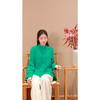 【抖音专属】春归•新中式衬衣（24810183孔雀绿结缘款） 商品缩略图3