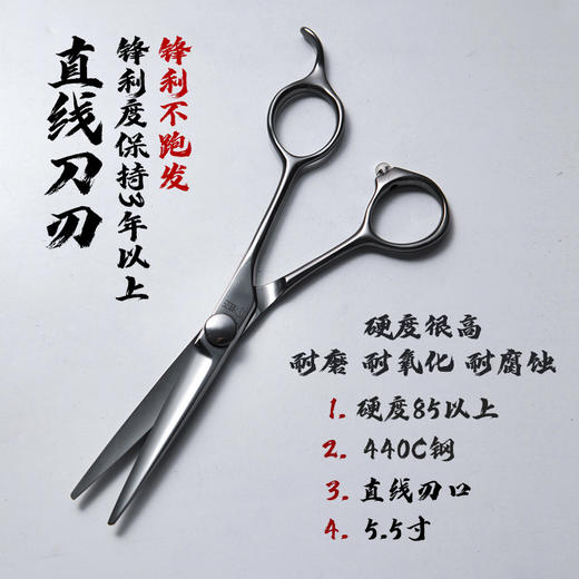 专业美发剪刀PVD涂层结构A字剪 剪层次 发廊专用 商品图1