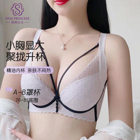 茜茜公主聚拢小胸显大性感上托防下垂上薄下厚精油杯文胸收副乳-丝语法式性感精油杯