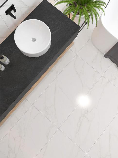 CAT-C12631 600*1200mm 哑面白色系石纹瓷砖 商品图3