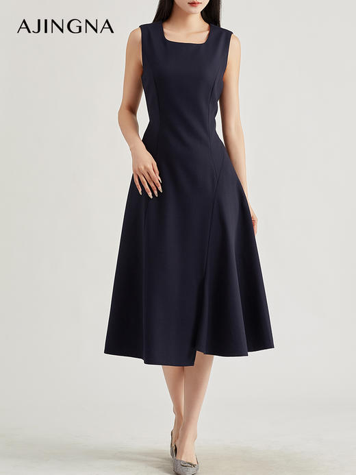 【商场同款】阿菁娜优雅收腰内搭背心连衣裙A28Q112032 商品图2