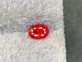 0.72ct刻面红宝石裸石