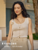 真丝羊绒贝壳边U领背心(配手勾花)FCF1VET013 商品缩略图7