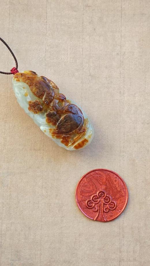 喜上梅梢·和田吊坠【嘉石576】 商品图2