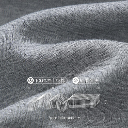 芬腾春秋季长袖套头圆领可外穿女款100%全棉家居服套装  A-5195   芬腾 商品图1