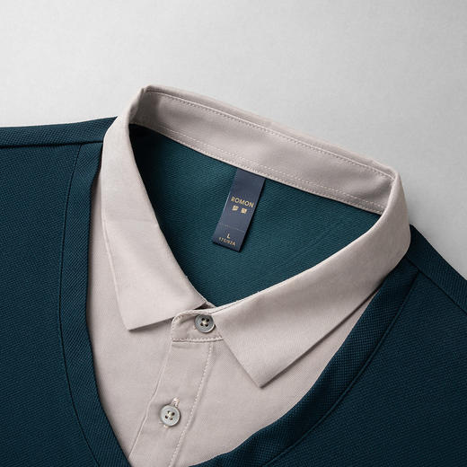 【肌理提花】罗蒙男士秋冬假两件针织衫男长袖衬衫舒适百搭男针织衫男士衬衫 商品图5