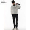 HIM漢崇  字母刺绣半拉链套头卫衣男宽松落肩休闲连帽上衣2025秋季 商品缩略图0