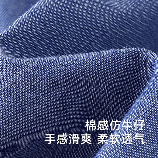 【商场同款】英氏儿童T恤夏季短袖牛仔女童T恤纯棉背心2025新款 商品图1