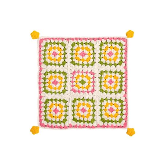 苏苏姐家胖嘟嘟方格毯手工diy编织钩针毯子毛线团自制材料包 商品图4