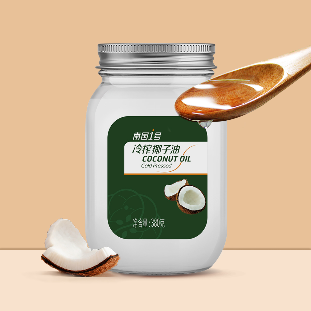 南国1号冷榨椰子油380g