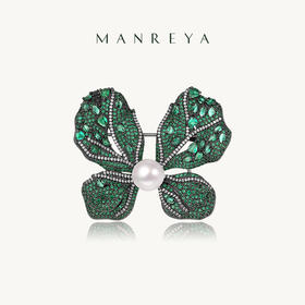 Manreya玛芮雅“魔法之蝶”淡水珍珠胸针
