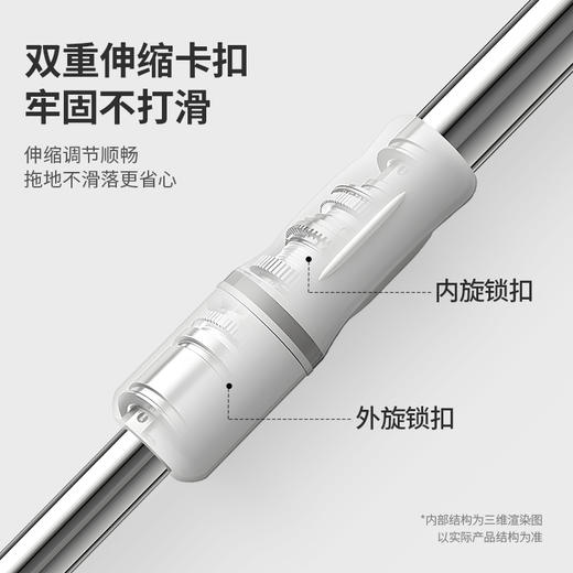 好媳妇旋转式省力自动甩水拖把桶 商品图5