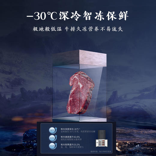 卡萨帝（Casarte）星空505升四开门大容量嵌入式一级能效无霜变频家用冰箱BCD-505WGCTDMFGYU1 商品图5