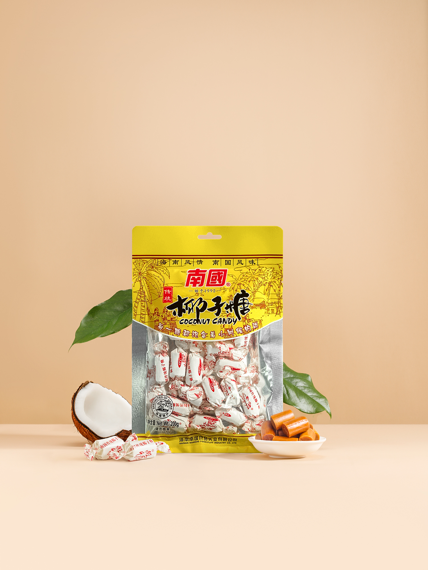 南国传统椰子糖200g