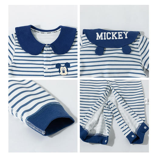 迪士尼可爱米奇卡通纯棉前开连体衣ZD1EL013 商品图3