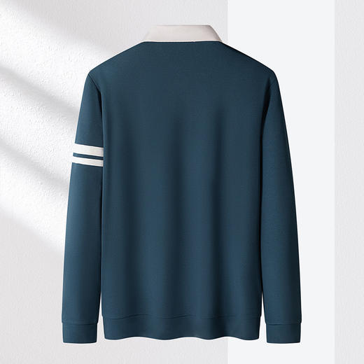 【肌理提花】罗蒙男士秋冬假两件针织衫男长袖衬衫舒适百搭男针织衫男士衬衫 商品图4