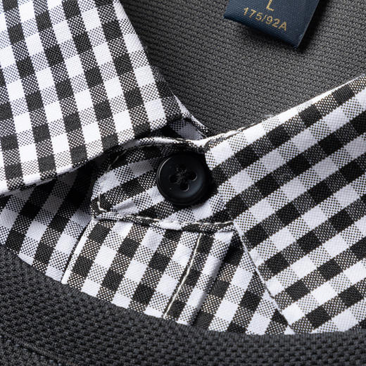 【肌理提花】罗蒙秋冬男士假两件针织衫男长袖衬衫百搭舒适男士时尚通勤针织衫 商品图5