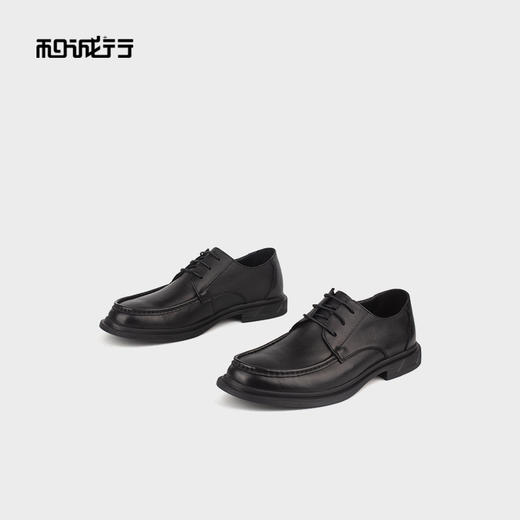 和诚行 2025春季新款商务德比正装皮鞋男真皮耐磨休闲皮鞋1320089 商品图3