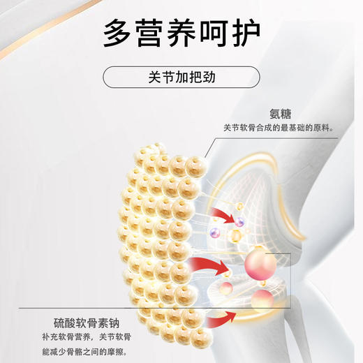 贝优典软骨素牦牛骨硫酸加钙片中老年人补软骨护关节氨糖软骨素片 商品图4