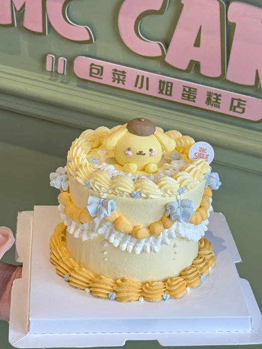 布丁狗立体手绘蛋糕 商品图0