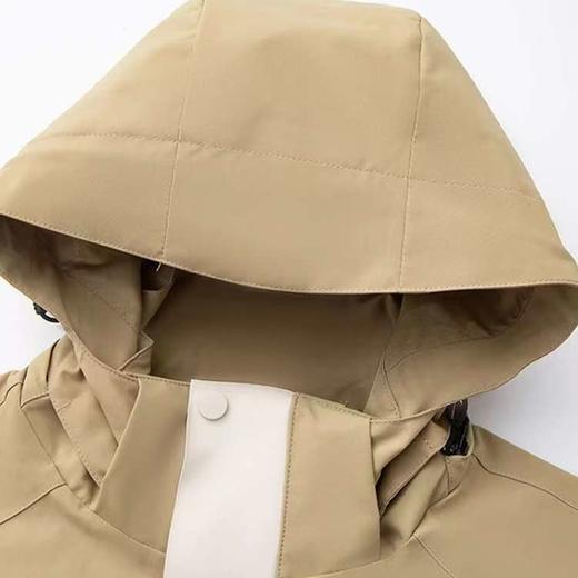 半身缘男装  冬季男女款三合一可拆卸防风加绒外套冲锋衣户外登山服244212U05455661 商品图4