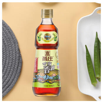 燕庄 香油402ml【一级】100%纯芝麻油 凉拌火锅油碟调味 /粮油调味 /调味品 /调味油 商品图4