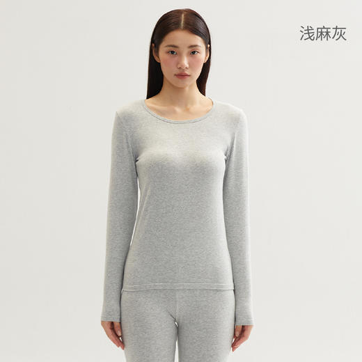 【超舒服❗️A类新疆棉保暖内衣】修身打底，不会臃肿，纯棉抗jun秋衣秋裤女士圆领棉毛衫薄款保暖衣 商品图9
