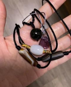 JS（小白）单珠锁骨链（编绳） 商品图0