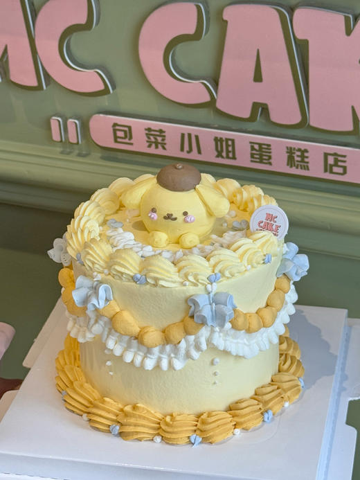 布丁狗立体手绘蛋糕 商品图1