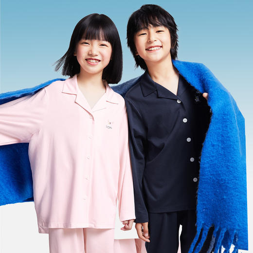 男女童长袖家居服套装春季新款安奈儿童装JM511058 商品图1
