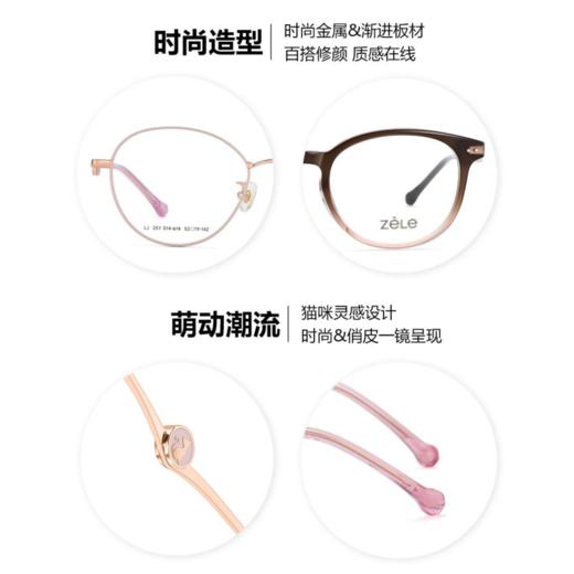 zèle猫系列3.0镜架LJ 25Y 013 商品图1