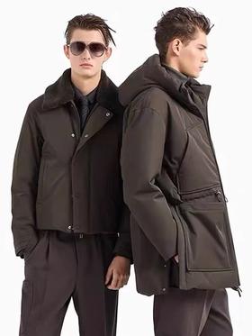 防风防水Emporio Armani中长款羽绒服厚款正价7700元